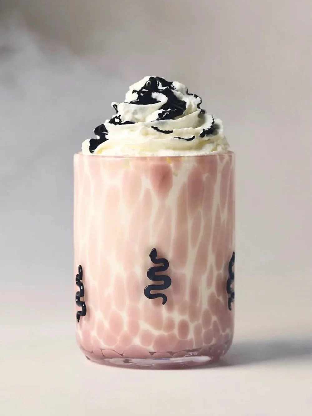 NIB Anthropologie Mystic Pink Confetti Snake Glass - Reputation Vibes